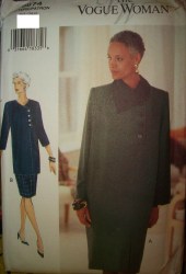 8874 EZ VOGUE PULLOVER DRESS, TOP, SKIRT PATTERN 20-24